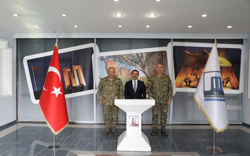 1. Ordu Komutanı Korgeneral Kemal Yeni, Vali AKTAŞ’ı Ziyaret Etti