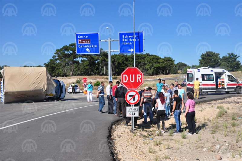 Çanakkale'de Trafik Kazası