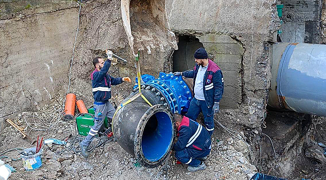 Atikhisar Barajı'nda Bakım Çalışmaları Devam Ediyor