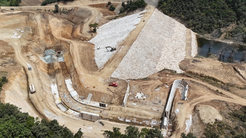  Çanakkale Lapseki Güreci Göletinde’nde Çalışmalar Devam Ediyor