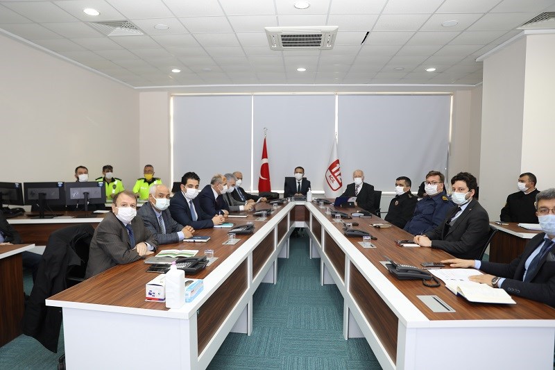 Çanakkale’de Olumsuz Hava Koşulları ve Karla Mücadele Hazırlık Toplantısı Yapıldı