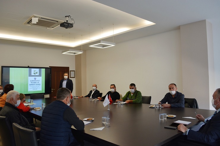 ÇTSO Zeytin ve Zeytinyağı Çalışma Grubu Bir Araya Geldi