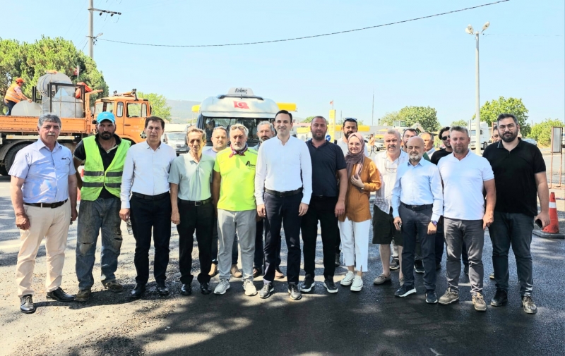 Dörtyol Mevkiinde sinyalizasyon çalışmaları incelendi