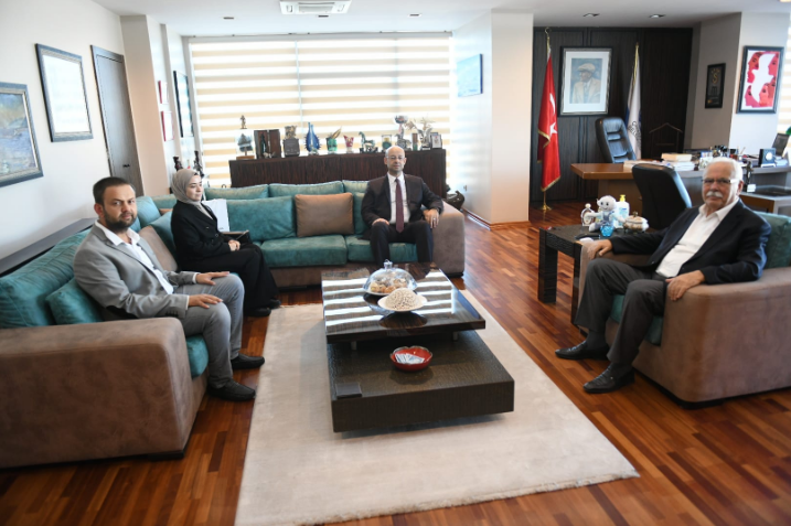Helal Akreditasyon Kurumu Başkanı Soylu'dan Başkan Gökhan'a Ziyaret