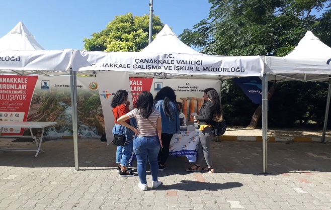 İŞKUR, Yeni Gelen Üniversite Öğrencilerine  Faaliyetlerini Tanıttı 