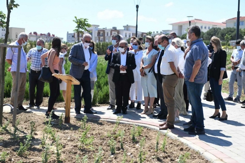 Kente Mis Kokular Saçan Aromatik ve Tıbbi Bitkiler Parkı Açıldı