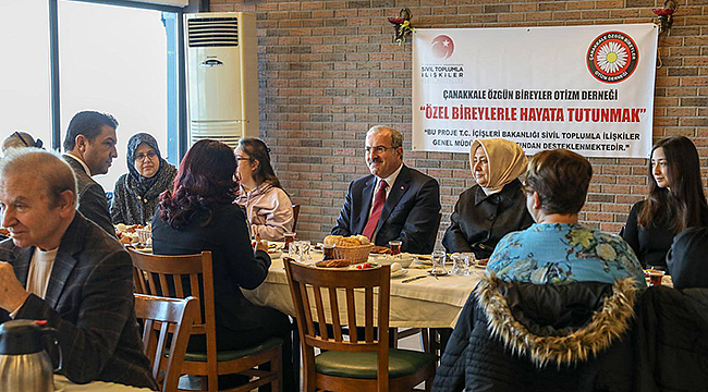 Vali Toraman, özel bireyler ve aileleriyle kahvaltıda buluştu