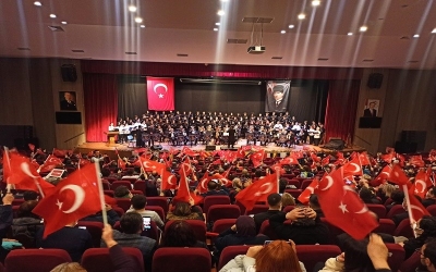 18 Mart Çanakkale Kahramanlık Destanı Müzikal Gösterisi ve Konseri Gerçekleştirildi