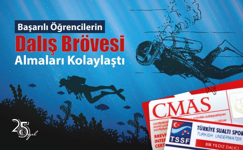 SCUBA Dalış Eğitim Öğretimi Protokolü İmzalandı