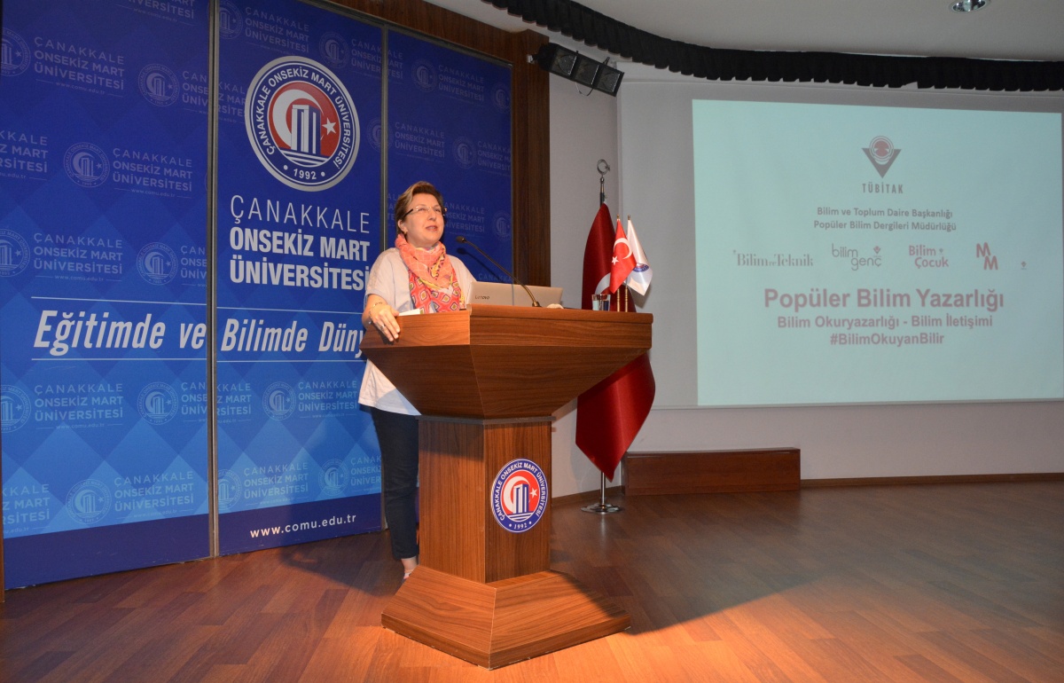 TÜBİTAK “Popüler Bilim Yazarlığı ”Söyleşisi ÇOMÜ’de Gerçekleşti