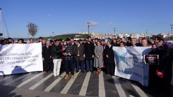 Çanakkale'de TÜGVA'dan Kudüs Tepkisi