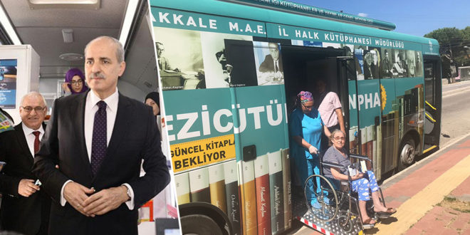 Kütüphane Köy Köy Geziyor