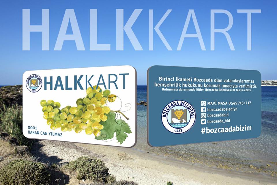 Bozcaada 'HALK KART' İle Tanışıyor