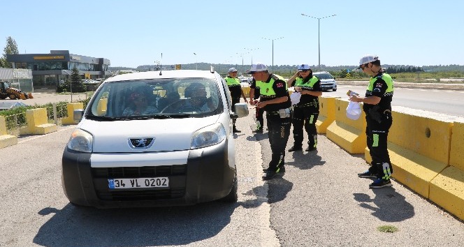 Çanakkale’de, kırmızı düdük uygulaması yapıldı