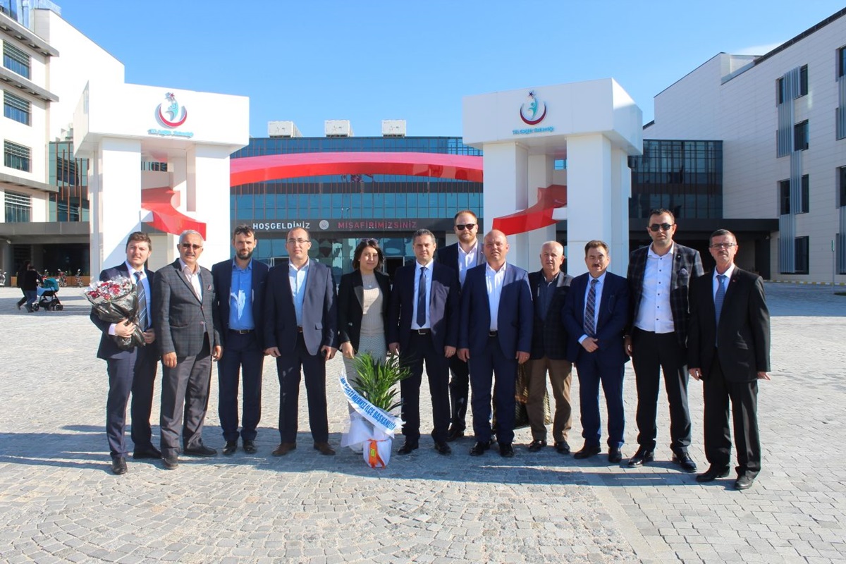 Merkez İlçe Yönetiminden Yeni Devlet Hastanesine Ziyaret