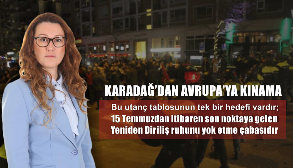 Karadağ'dan Avrupa'ya Kınama