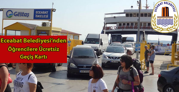 Eceabat Belediyesi Öğrencilerin Yanında