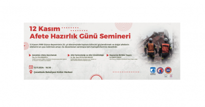 Afete Hazırlık Günü Semineri