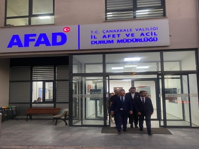 İçişleri Bakan Yardımcısı Turan 112 Acil Çağrı Merkezi ve AFAD İl Müdürlüğünü Ziyaret Etti