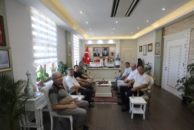 İl Genel Meclis Başkanı Ertuğrul ve İl Genel Meclisindeki CHP Grubundan Vali Aktaş’a Ziyaret