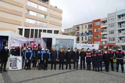 Vali Aktaş, Aile İçi Şiddetle Mücadelede Görevli Kamu Kuruluşlarını Ziyaret Etti