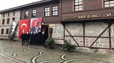 Vali Aktaş, Milli Şairimiz Mehmet Akif Ersoy Müze Evini Ziyaret Etti