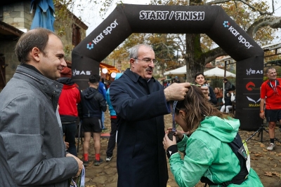 Vali Toraman İda Ultra Maratonu‘nun Startını Verdi